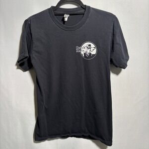 VTG Dutch Bros Dutch Mafia American Apparel T Shirt Smoking Man Sz S USA Made